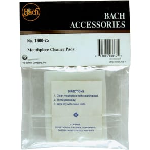 Bach 180025 Mouthpiece Cleaning Pads