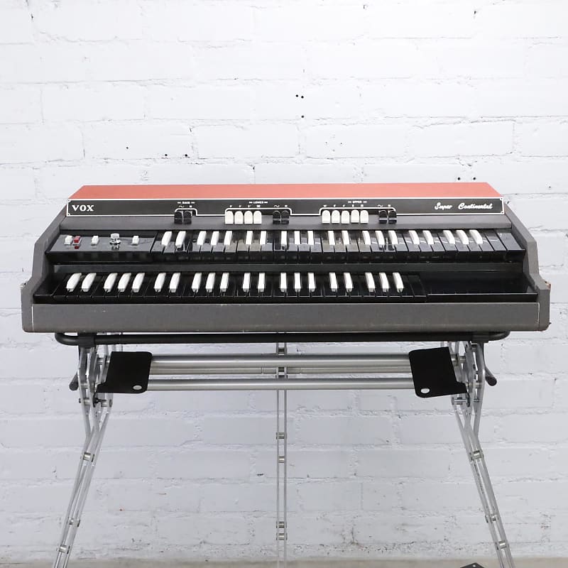 1967 Vox Super Continental V-303E 49-Key Organ Keyboard w/ Foot Pedal #50497 image 1