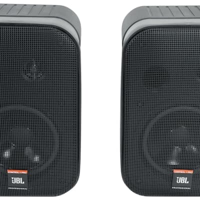 Pair JBL C1PRO Control 1 PRO Black 5.25" Wall Mount Home/Commercial Speakers image 4