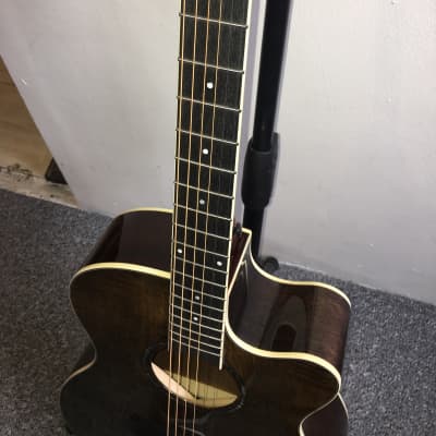 Merida OMCE Ltd  2019 Brown Electro Acoustic Guitar image 7