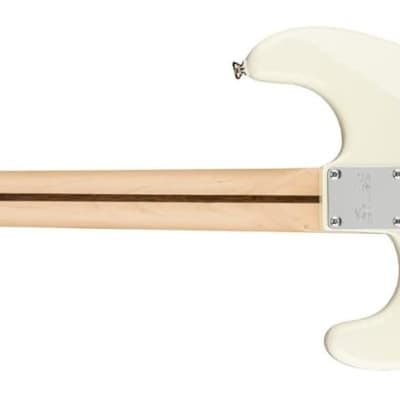 Squier Affinity Series Stratocaster Electric Guitar - Olympic White with Maple Fingerboard image 3