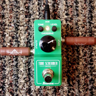 Ibanez Tube Screamer Mini pedal with original box and instructions in very good condition image 2
