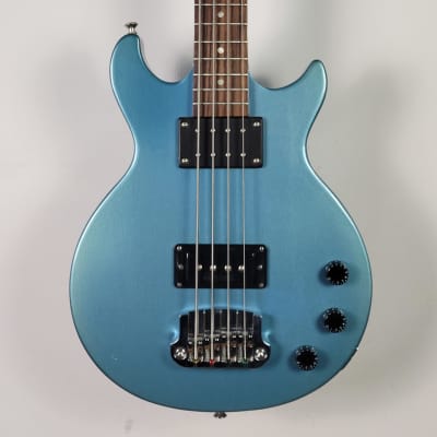 2011 Gibson Les Paul Junior DC Bass - Pelham Blue Modified for sale