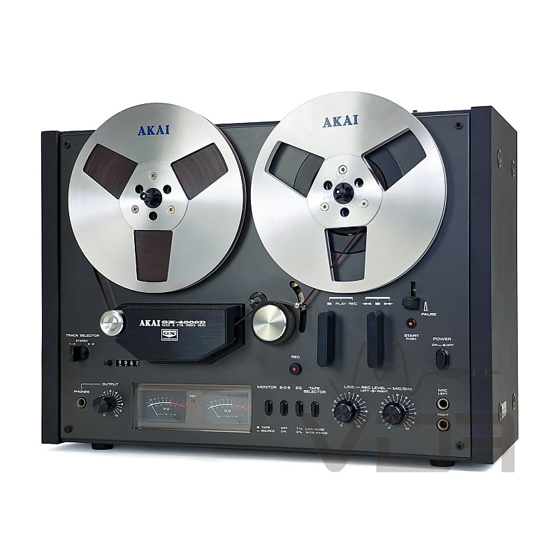 Akai GX-4000D Black Serviced ¼ Stereo Reel to Reel Tape Recorder