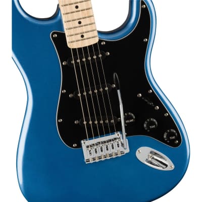 Squier Affinity Series Stratocaster Maple Fingerboard Electric Guitar Lake Placid Blue image 3
