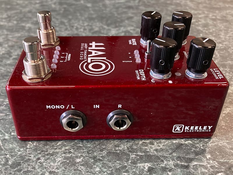 Keeley Andy Timmons Halo Dual Echo Limited Edition Apple Red Keeley Andy Timmons Halo Dual Echo Limited Edition Apple Red