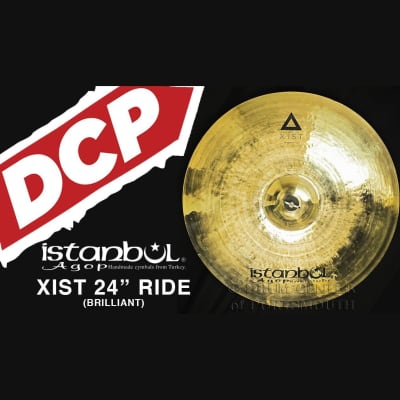 Istanbul Agop Xist Brilliant Ride Cymbal 24" image 2