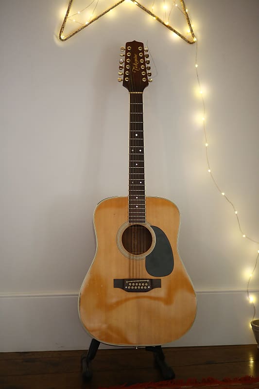 Vintage Takamine FP400S 12 String Acoustic Guitar with built in Pickup and  EQ