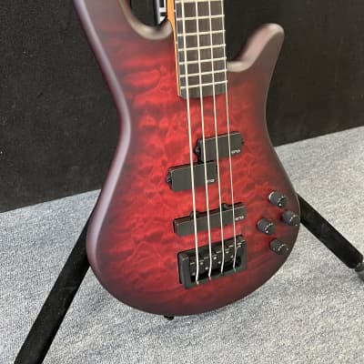 Spector NS Pulse II 4- string bass Black Cherry Matte. New! image 3