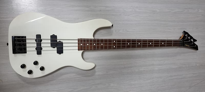 Fernandes PJ-60 Active bass 1980s White active japan made +