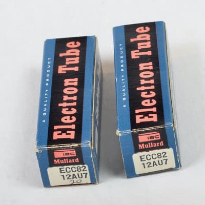 Mullard CV4003 M8136 12AU7 ECC82 NOS UK Tubes Matched Pair | Reverb