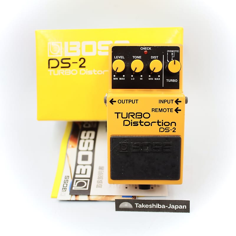 Boss DS-2 Turbo Distortion With Original Box Guitar Effect Pedal 
