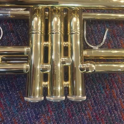 Bach Intermediate Trumpet Model TR200 Lacquer Made in USA Serviced, Warrantied! image 3