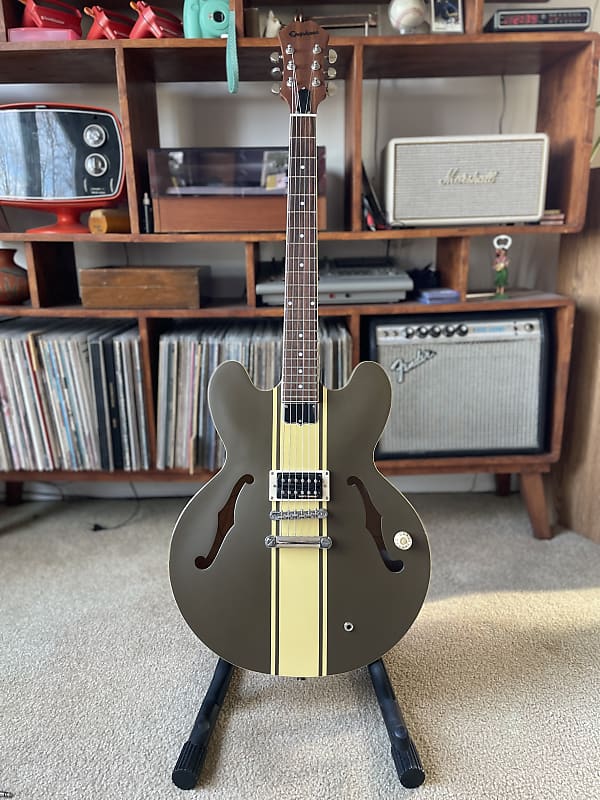 エピフォン　Epiphone　ES-333 tom delonge Epiphone Tom Delonge Signature ES-333 Olive Green (2019)