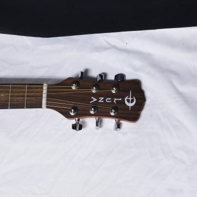 Luna Safari Muse Spruce acoustic guitar NEW - 3/4 Travel Size w/ Gig Bag + Tuner image 5