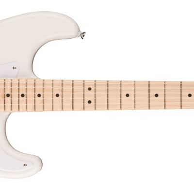 SQUIER - Squier Sonic Stratocaster HT  Maple Fingerboard  White Pickguard  Arctic White - 0373252580 for sale