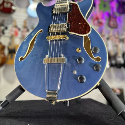Ibanez Artcore Expressionist AMH90 Hollowbody - Prussian Blue Metallic Auth Dealer Free Shipping 045 image 1