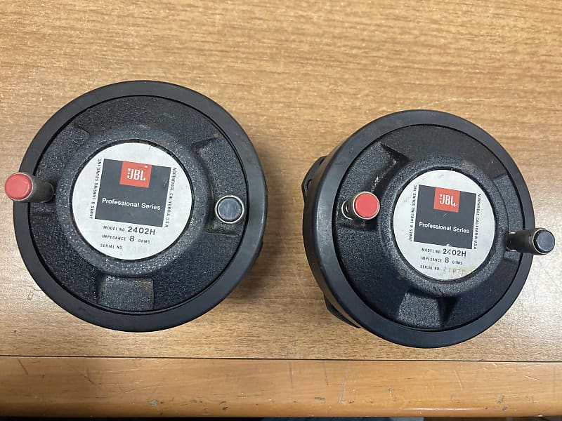 JBL 2402 PAIR TWEETERS ORIGINAL  			