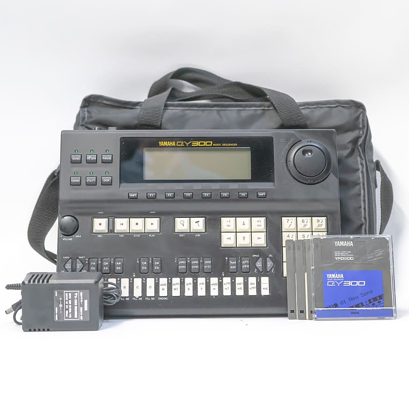2025超人気 Yamaha QY300 Music Sequencer Rhythm Machine with Power 配信機器・PA機器・レコーディング機器