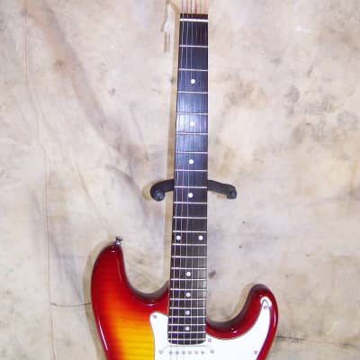 Unbranded Strat Style Guitar 2010s? Sunburst image 5