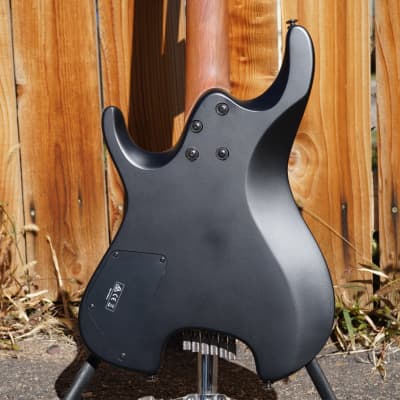 Ibanez QX52BKF Black Flat Headless 6-String Electric Guitar w/ Gig Bag (2023) image 7
