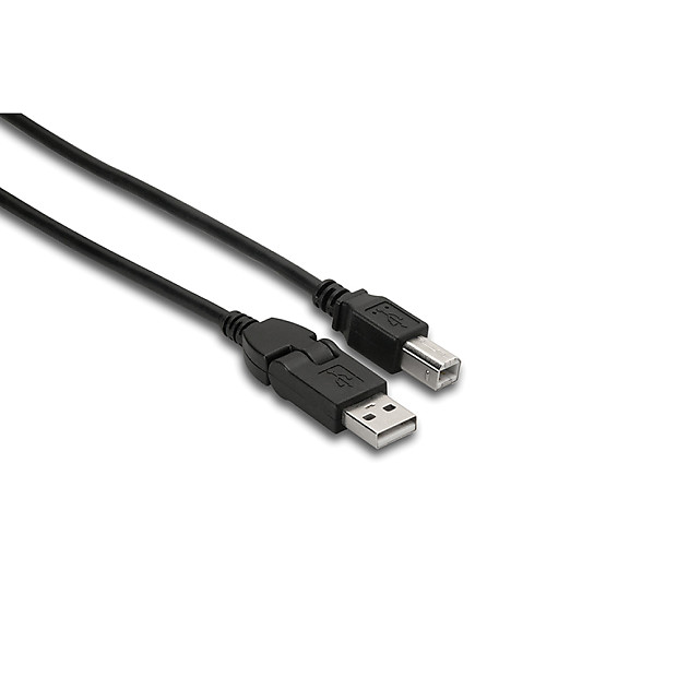 Hosa USB-210FB Flex Type A to Type B High Speed USB Cable - 10' image 1