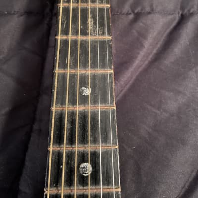 1960’s Made in Japan Douglas  Parlor  acoustic guitar Faux sunburst image 8