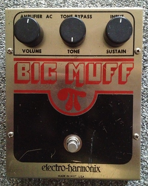 RARE Electro Harmonix Big Muff Pi V3 1979 with tone bypass, MPSA18  transistors