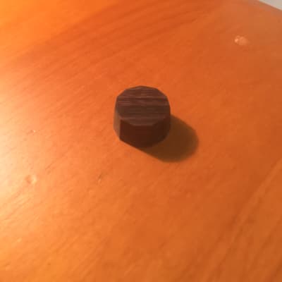 Guilford Guilford Indian Rosewood 11 sided Facet Cut Tapered knob for volume/ tone - 6mm bore. for sale
