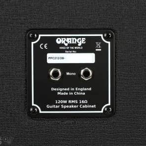 Orange PPC212-OB 120-watt 2x12" Open-back Speaker Cabinet 16-ohm - Black image 8