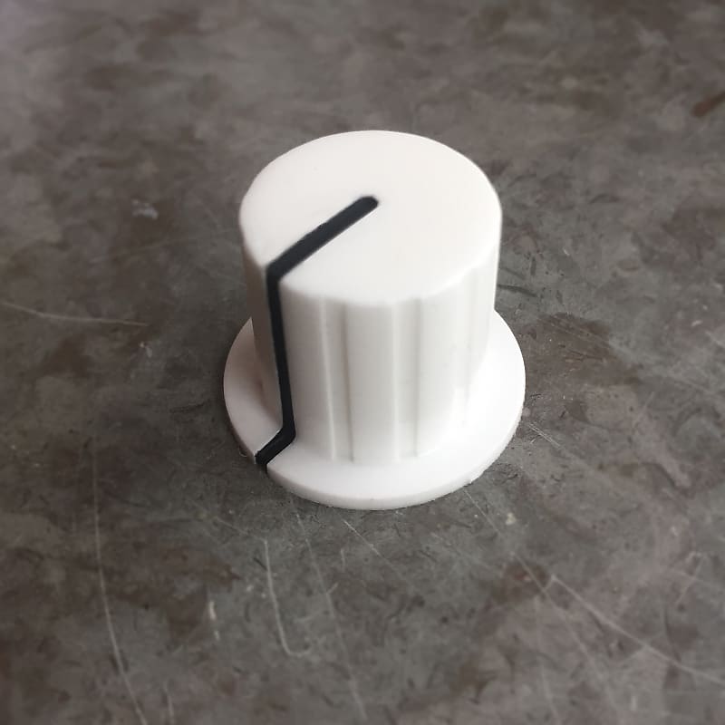 White edition Knob (big) for Korg For MS-10, MS-20, MS-50, VC10, SQ-10, M500, PS3300, Sigma image 1