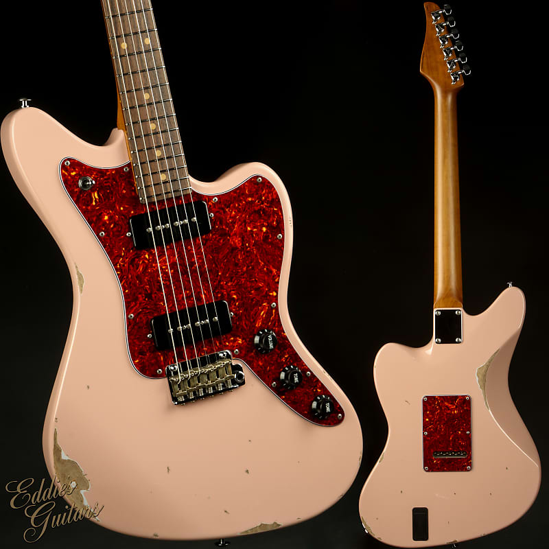 Suhr Eddie's Guitars Exclusive Roasted Classic JM Antique – Shell Pink |  Reverb