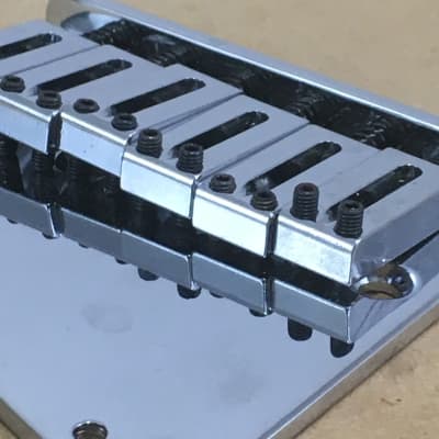 Fender Modern American Gotoh? MIJ 6 Saddle Guitar Bridge Genuine Tele NOS Relic image 10