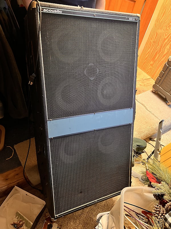 Acoustic B810 Bass 8x10 Cabinet 2010s - Black Tolex image 1
