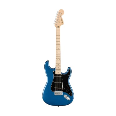 Squier Affinity Series Stratocaster Electric Guitar, Maple FB, Lake Placid Blue for sale