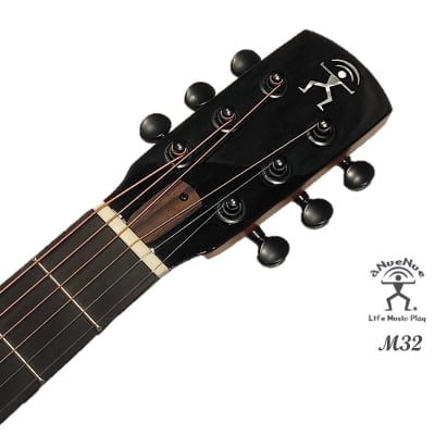 aNueNue M32 Solid Hawaiian Koa & Acacia Bird Travel Guitar 36 inches in Gloss image 9