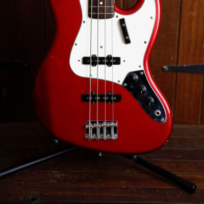 Fernandes J-Bass Candy Apple Red Pre-Owned for sale