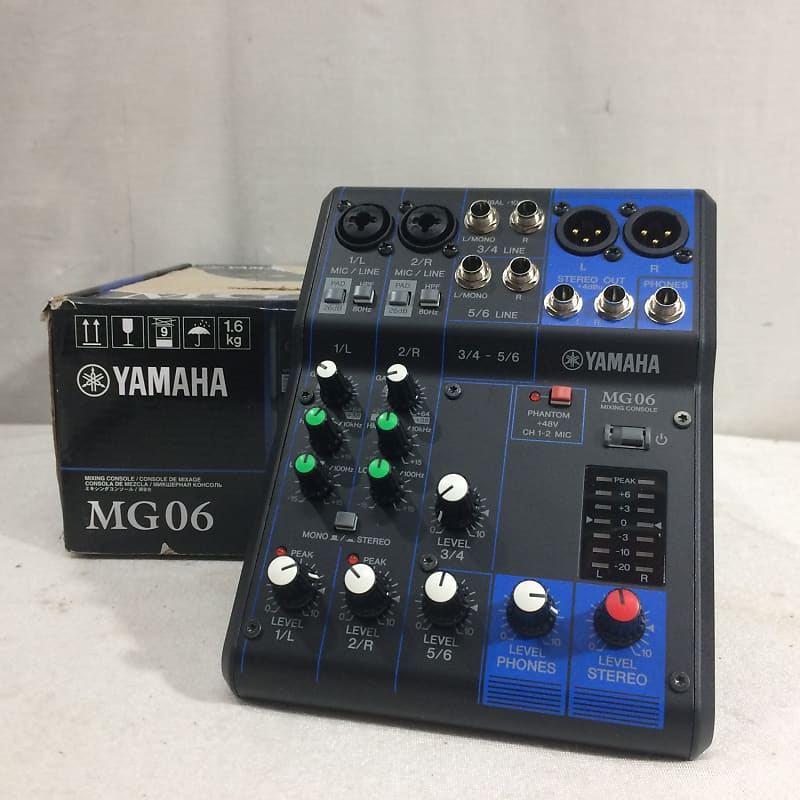 Yamaha MG06 6-Input Stereo Mixer | Reverb