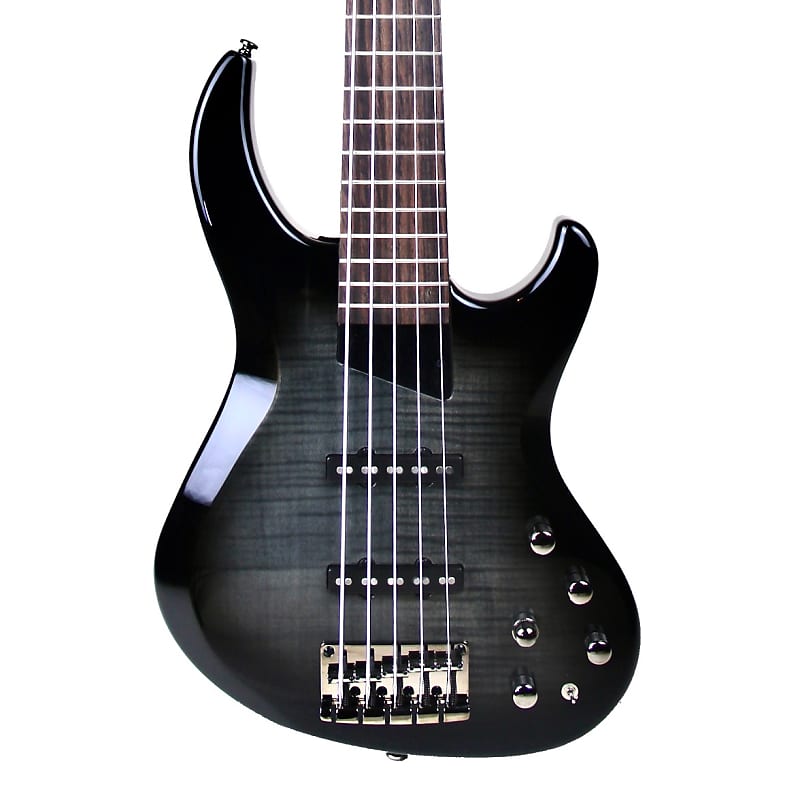 MTD Kingston Saratoga Deluxe 5 5-String Bass Guitar Trans Black Burst image 1