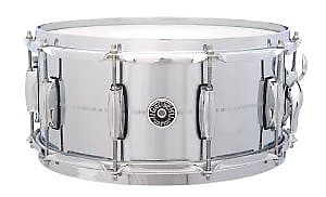 Gretsch 6.5x14 Brooklyn Chrome Over Brass Snare Drum image 1