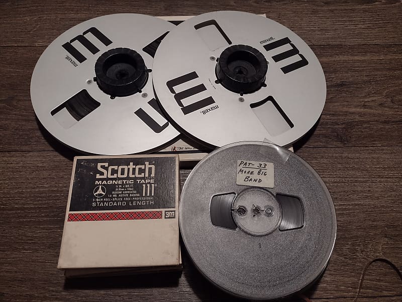  TDK 7 7 Inch Magnetic Tape on Metal Reel for Reel to Reel  Tape Recorder - auction details