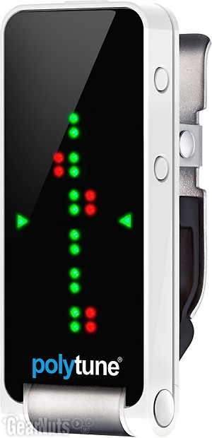Polytune clip shop on guitar tuner