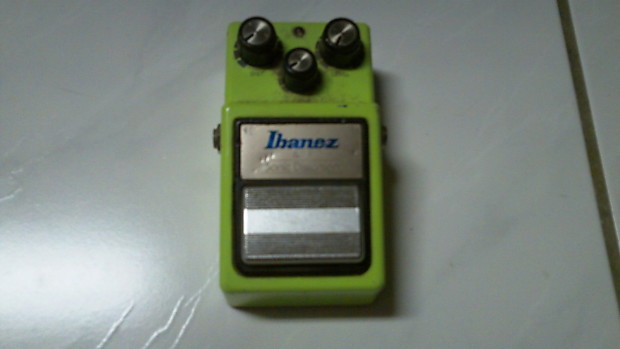 今ならほぼ即納！ Sonic 9 SD Ibanez Distortion Green Lime Label) (Black 1981 ギター