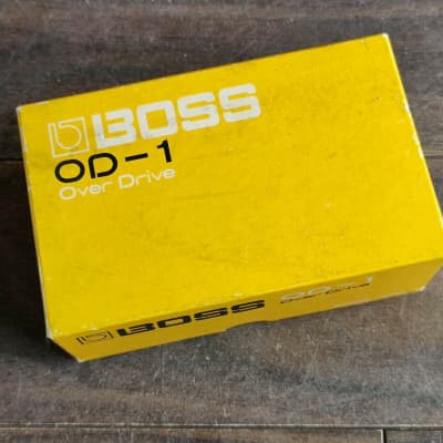 1980 Boss OD-1 Overdrive MIJ Japan Vintage Effects Pedal w/Box image 7
