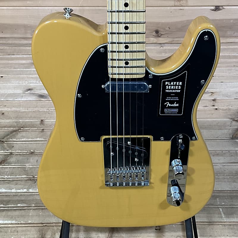 Fender Player Telecaster Electric Guitar Butterscotch Reverb