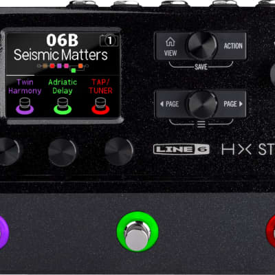 Line 6 HX Stomp Multi-Effects Helix-Based Effects Processor w/ Power Supply image 1