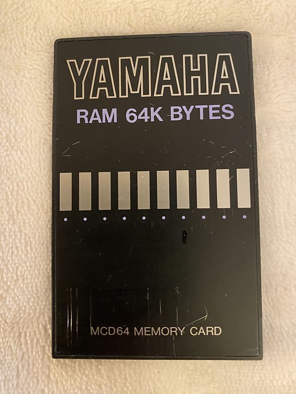 Yamaha MCD64 RAM Card Memory Card 64K for SY99/SY77/TG77 and