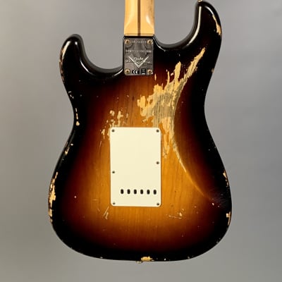 Fender Custom Shop Limited Edition 1956 Stratocaster Heavy Relic Super Faded Aged 2-Color Sunburst image 23