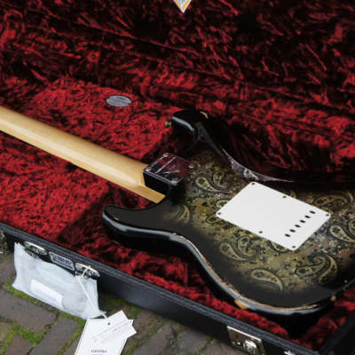 Fender Custom Shop Limited Edition '68 Black Paisley Stratocaster, Relic - Black Paisley image 16