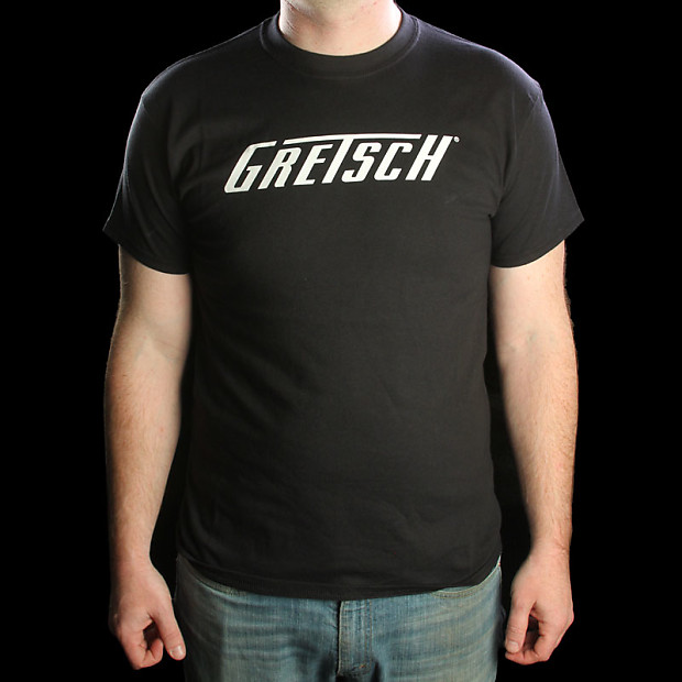 Gretsch Logo Short Sleeve T-Shirt Black/White image 1